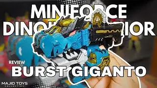 Akhirnya!! Review Burst Giganto Miniforce Dinoid Warrior!! Combine dengan Rex Kaiser!!