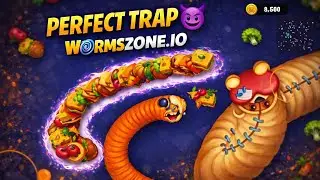 PERFECT TRAP 😈🐍 | INSANE WormsZone.io Gameplay 