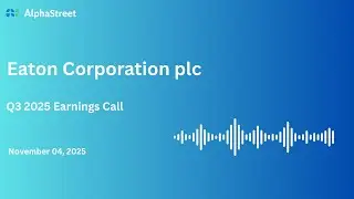ETN Stock | Eaton Corporation plc Q3 2025 Earnings Call