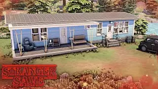 MUNSON'S TRAILER ✨ Stranger Save | The Sims 4 Speed Build | No CC