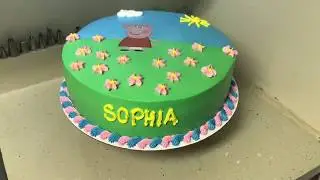 Como decorar pastel de peppa pig.