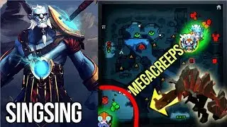 SingSing Phantom Lancer EPIC Game Megacreeps Comeback - Dota 2