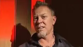 James Hetfield deals with CRINGE the best he can