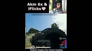 How iFlicks Flex his AKM 6x Full scope Sprays in PUBG PC
