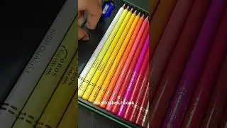 Unboxing my new color pencils 🥹 #shorts #colorpencil #asmr