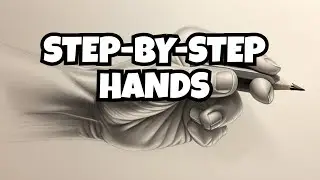 How To Draw HANDS \ Tutorials \ STEP BY STEP🤚