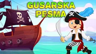 Gusarska pesma - HIT pesmica za decu | Mali gusari | Pesma o gusarima | Gusari i blago