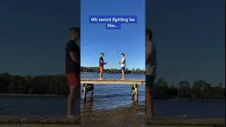 Wii sword fighting in real life&hellip; #theboys #viral #wii #wiisports