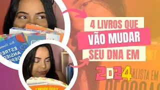 Mude o seu DNA em 2024 com esses livros 📚!