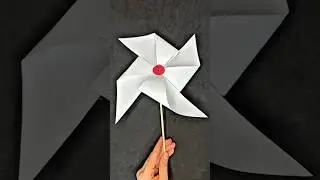 How to Make a Paper Pinwheel | Easy Pinwheel Craft | Make a Pinwheel in 5 Minutes