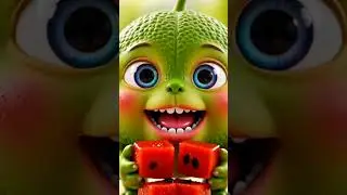 Realistic Fruit Eating Itself 🍓🍍 ASMR Juicy Crunch & Satisfying Sounds #shorts #newyoutuber