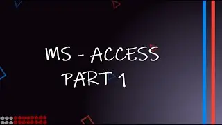 #MS ACCESS TUTORIAL-1 #MS-Access design view #MS-Access datasheet view #data validation property