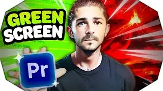 🟩 Как убрать зеленый экран в Premiere Pro (для начинающих) ✅