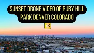 Drone Video of Ruby Hill Park in Denver Colorado | Inspiring Aerial Footage  in Cinematic 4K | 𖥂🛰