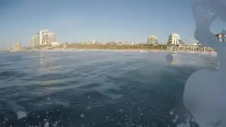 Surinf in Israel, bodyboarding, Heryliza beach, Gopro Hero 5, 2.7K 60FPS