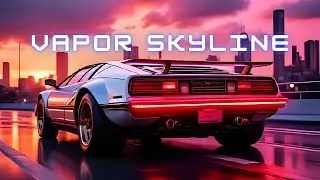 Vapor Skyline &ndash; Retrowave / Synthwave Night Drive | Endless Horizons & Neon Dreams
