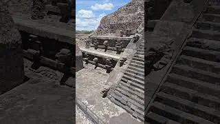 The Temple Pyramid of the Feathered Serpent Quetzalcoatl #quetzalcoatl #teotihuacan #pyramid