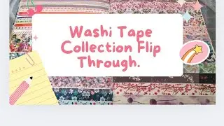 Washi Tape Samples Collection. #craftythings #craft #stationeries