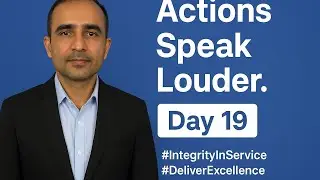 Communication Skills for Hotel Professionals 🗓️ Day 19: Actions Speak Louder