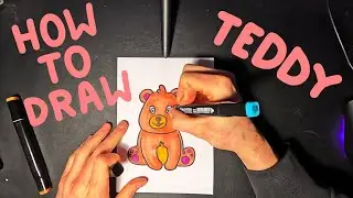 How to draw Teddy / tutorial for kids