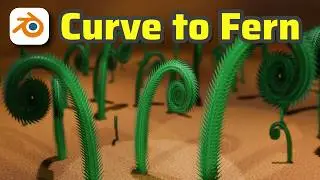 Curve Roll Up Effect in Blender Geometry Nodes | Intermediate Tutorial