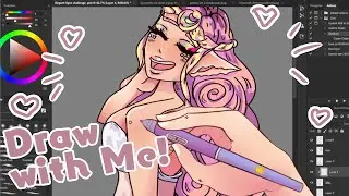 Draw With Me 🌸 Pinup Poster for VGen | VTuber Speedpaint
