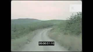 UK Countryside Driving POV 1960s