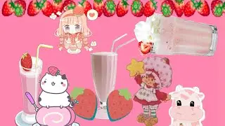 We made a strawberry milkshake 🍓🍼 #food 