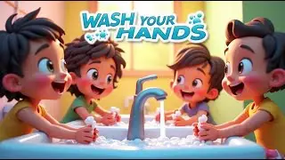 Wash Your Hands 🧼 | Kids Hygiene Song | Nursery Rhymes for Kids | Kids Mania Poem