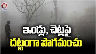 Dense Fog Covers Shadnagar | V6 News