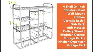 Vessel stand fitting| utensil rack | best dish drainer | stainless steel kitchen rack Paathre stand