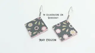 DIY- Orecchini/Earrings in Carta/Paper In Collaborazione con Beebeecraft #gioielliincarta #punch