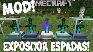 MOD EXPOSITOR DE ESPADAS! Minecraft 1.15.2 MOD SWORD DISPLAYS!