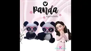 Montagem Panda Agarradinha (Produto artesanal)