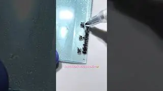 レジンで作った定規、ちゃんと使えるの？メモリ見えにくいし、気になっちゃうね#レジン #ハンドメイド #resin #handmade #定規