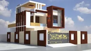 35x60 HOUSE FRONT DESIGN ! 35X60 HOUSE