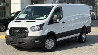 New 2025 Ford Transit Cargo Van in White | Barrie Ford