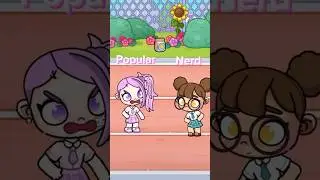 Popular VS Nerd 🤣 AvatarWorld- Pazu #pazu #avatarworld #tocaboca #fypシ゚viral #battle