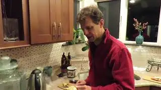 Making organic ginger tea - with a punch!