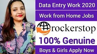 Data Entry Work 2020 | Data Entry Jobs | Work from Home | Data Entry Work from Home | Fresher Jobs