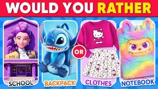 Would You Rather - Build Your Ultimate Dream School Day 🏫✨🌈🎒 Paw Quiz