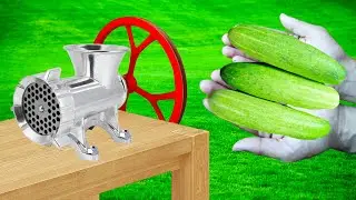 EXPERIMENT CUCUMBER Vs MEAT GRINDER EXPERIMENT 24