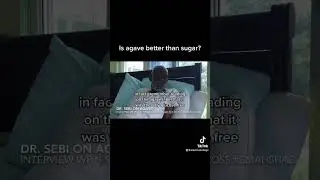 Watch Dr. Sebi break down agave as a better option than sugar!!