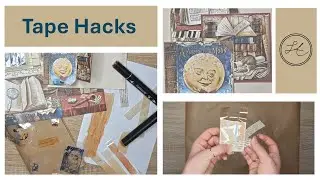 EN | Junk Journal Tape Hacks ✂️ + Tutorial  | Vintage, Texture, Images & More