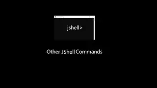 JShell - JShell commands