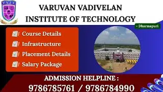 VARUVAN VADIVELAN INSTITUTE OF TECHNOLOGY AT DHARMAPURI DISTRICT. FULL REVIEW IN TAMIL