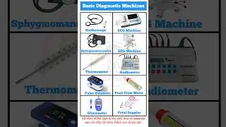 Main machines used for health checkup #MedicalMachines#HealthDevices#HealthCheckup#MedicalTools