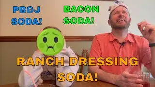DISGUSTING ORIGINAL SODA FLAVORS while blindfolded!! PB&J, Bacon, and Ranch Dressing soda!!