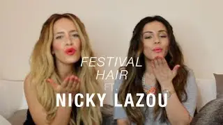 Tutorial | Festival Hair Tutorial Ft. Nicky Lazou | Kaushal Beauty