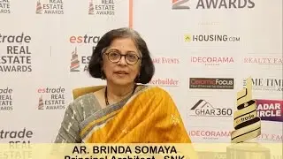 Brinda Somaya, Principal Architect - Somaya & Kalappa Consultants on Estrade Awards 2016